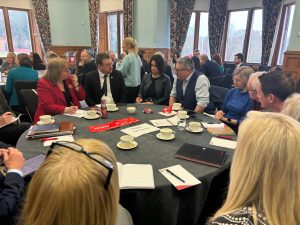 Employers For Childcare participate in round table event with MPs at Queen's University Belfast