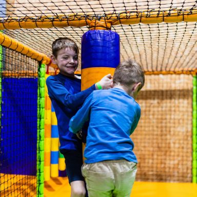 Kids playing in the soft play area at High Rise Lisburn